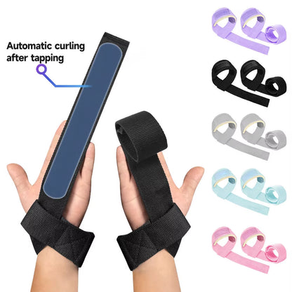 Innovation Automatic Curling Weightlifting Straps Professional Self Wrapping Gym Straps for Deadlifts Heavy Rows Pro