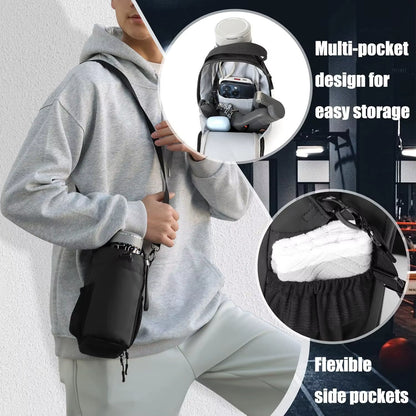 Magnetic Gym Bag for Sport Sling Botte Atachmenti Water Boleholder Gym Pouch Crossbody Bag for Travel Magnetic Gym Bag