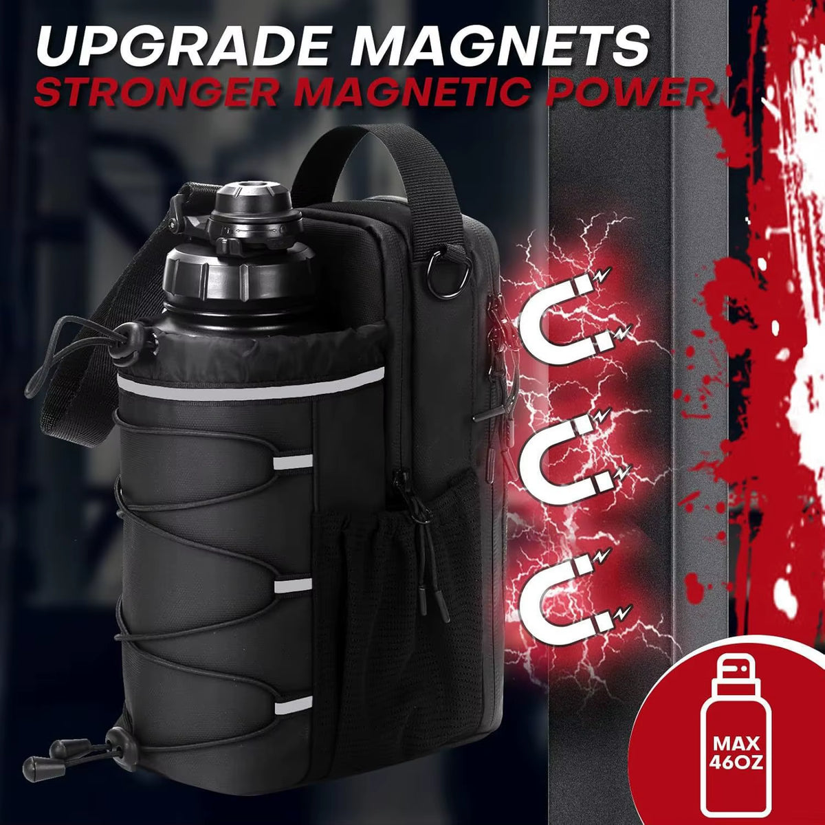 Magnetic Gym Bag for Sport Sling Botte Atachmenti Water Boleholder Gym Pouch Crossbody Bag for Travel Magnetic Gym Bag