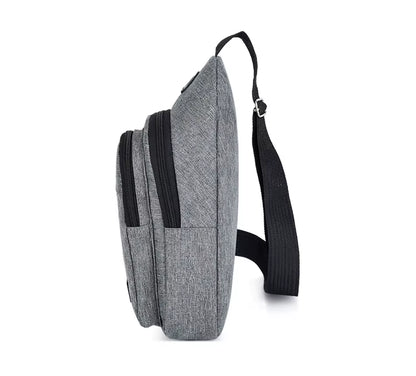 Men'S 600D Oxford Waterproof Crossbody Outdoor Sport Travel Chest Bag Casual Multifunction Phone Sling Bag Custom LOGO 10 PCSS
