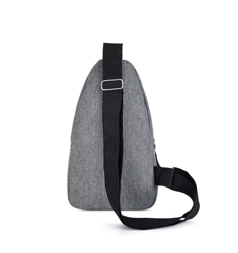 Men'S 600D Oxford Waterproof Crossbody Outdoor Sport Travel Chest Bag Casual Multifunction Phone Sling Bag Custom LOGO 10 PCSS