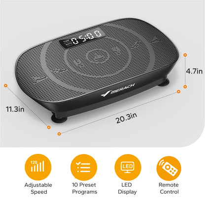 Vibration Plate CV30 Exercise Machine Whole Body Workout Power Vibrate Fitness Platform Vibration Weight Loss&Shaping