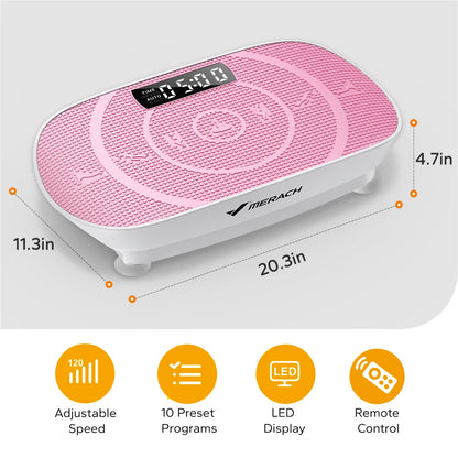 Vibration Plate CV30 Exercise Machine Whole Body Workout Power Vibrate Fitness Platform Vibration Weight Loss&Shaping